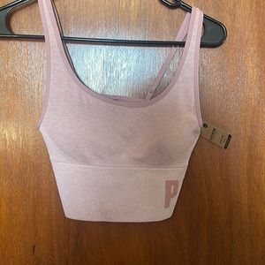 New VS pink crop top seamless
